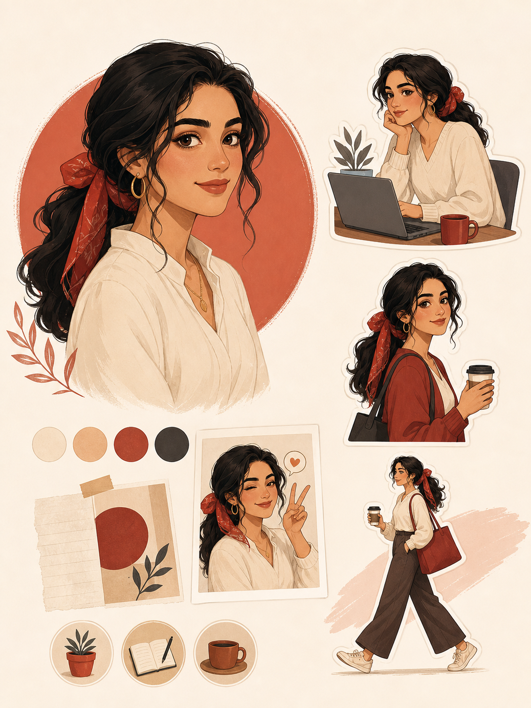 Personal IP Sticker Set