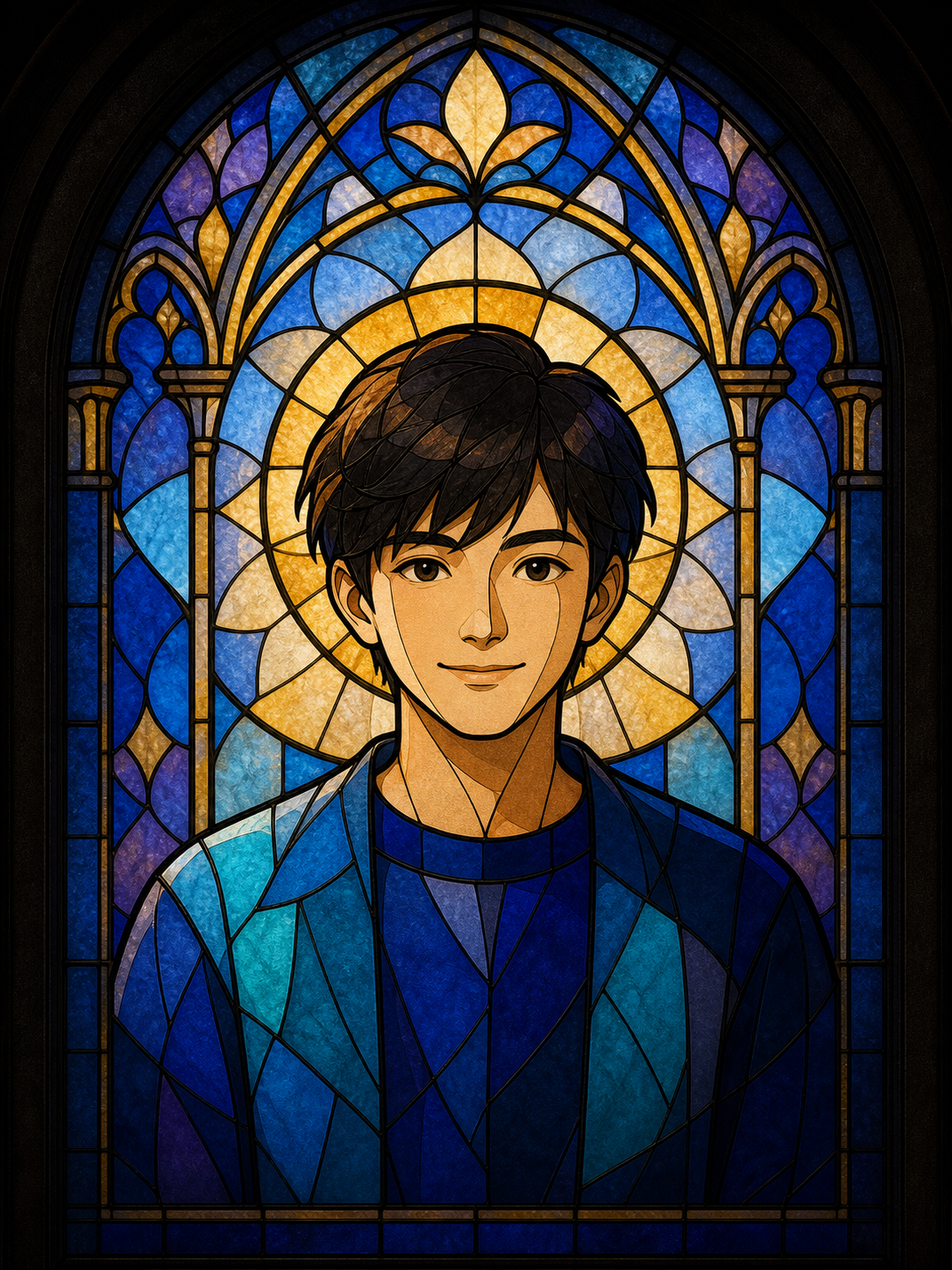 Stained Glass Portrait